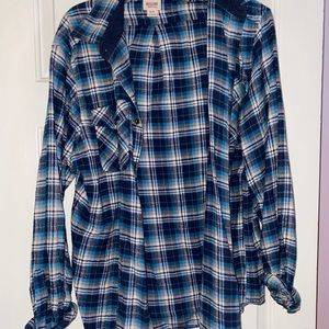 Blue flannel
